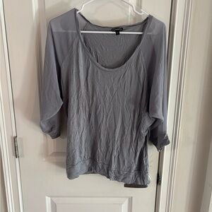 Express Gray Shirt Size L